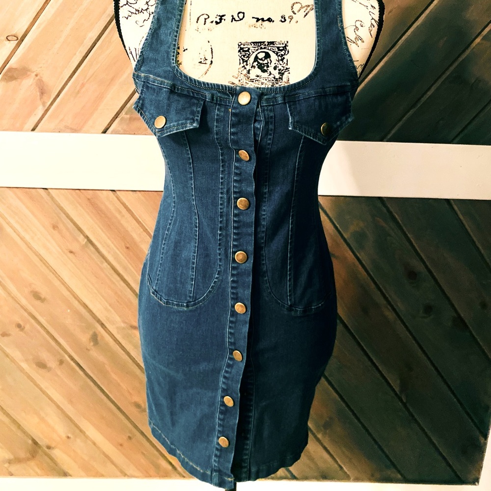 NWT Denim Stretch Dress